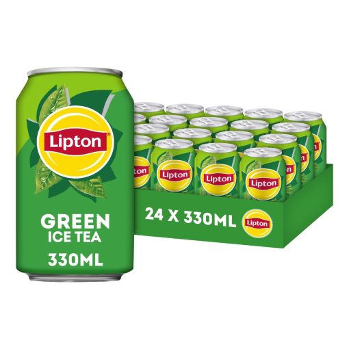 Lipton Ice Tea Green Blikjes 33cl tray 24 stuks
