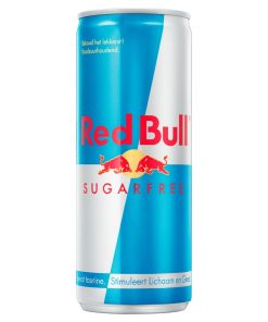 red bull sugar free blikje