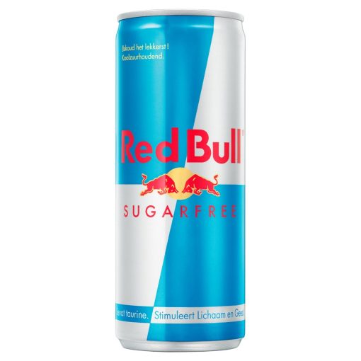 red bull sugar free blikje