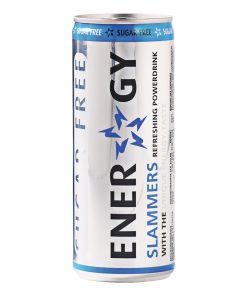 Slammers Light Energy Drink 25cl blikjes tray