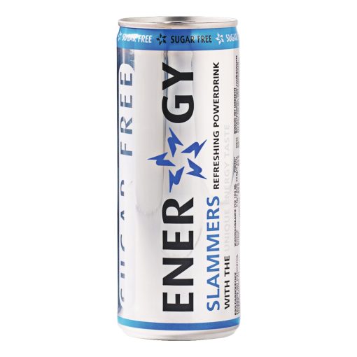 Slammers Light Energy Drink 25cl blikjes tray