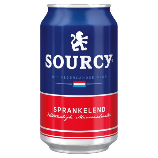 Sourcy Rood Water Blikjes 33cl