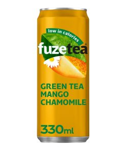 Fuze Tea Green Tea Mango Chamomile Blikjes 33cl Tray