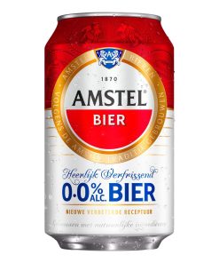 Amstel 0.0 Alcoholvrij Bier Blikjes 33cl Tray
