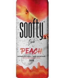 Soofty Drink Peach Blikjes Tray 24x33cl