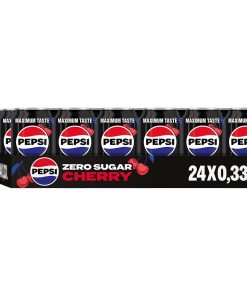 pepsi-zero-cherry-blikjes-33cl-tray