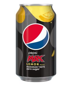 Pepsi Cola Max Lemon Blikjes 33cl Tray 24 Stuks