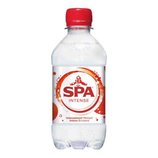 spa rood intense flesjes 33cl pet tray 24 stuks mineraalwater