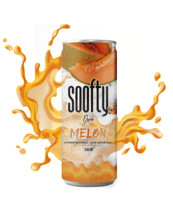 Soofty Drink Melon Blikjes Tray 24x33cl