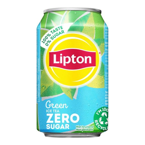Lipton Ice Tea ZERO Green Sparkling 33cl Blikjes