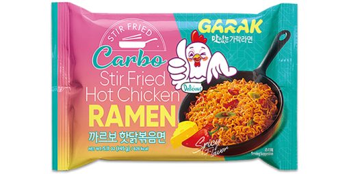 ramen stir fried hot chicken carbonara 145 gram doos 10 stuks garak kopen