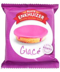echte enkhuizer glace roze koeken 55 gram apart verpakt doos 18 stuks kopen